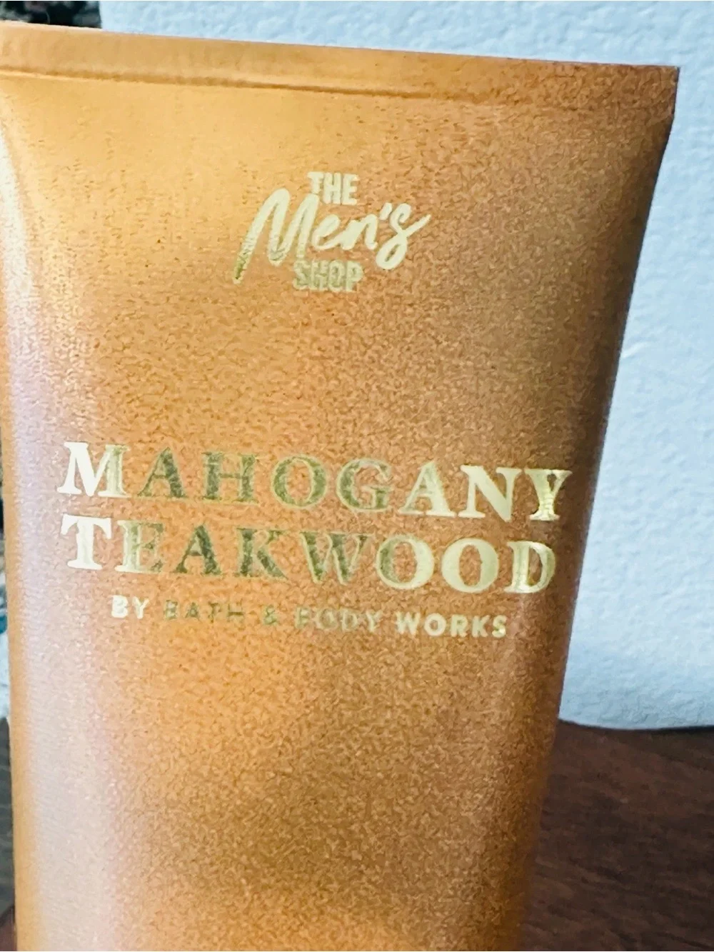 Bath & Body Works Mahogany Teakwood Men's Body Cream — Gold and Black